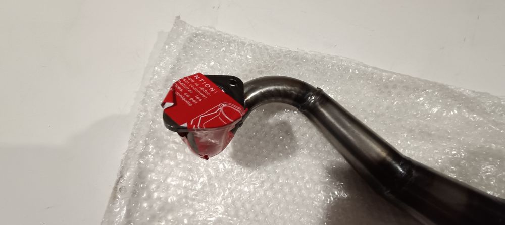 marmitta leovinci hand made rs derbi hunter