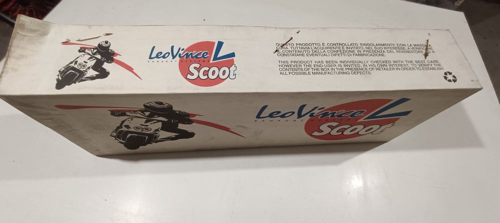 marmitta leovinci hand made rs derbi hunter