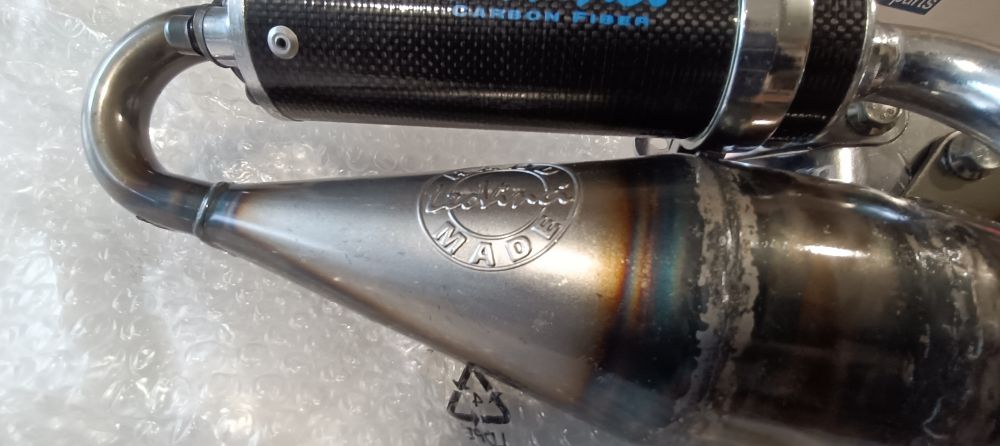 marmitta leovinci z c hand made silenziatore caronio peugeot squab – speedfight – buxy m