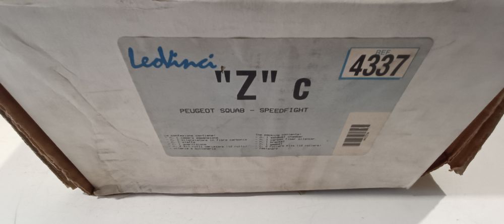 marmitta leovinci z c hand made silenziatore caronio peugeot squab – speedfight – buxy m