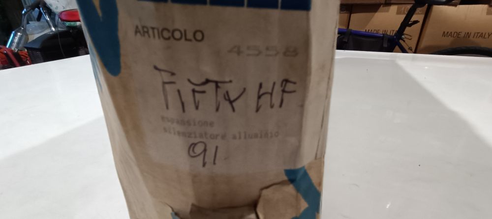 marmitta espansione nuova leovinci per malaguti fifty hf ´91 – motore minarelli -