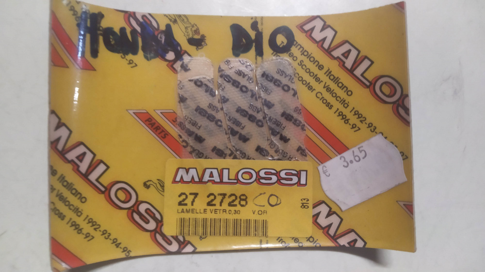 lamelle vetro malossi 0.30 v or honda dio - sp - zx - gp sc01 - wallaroo