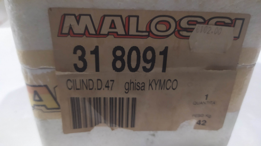 cilindro malossi ghisa d. 47 kymco heroism / sniper / kxr / maxxer / mxer / mxu