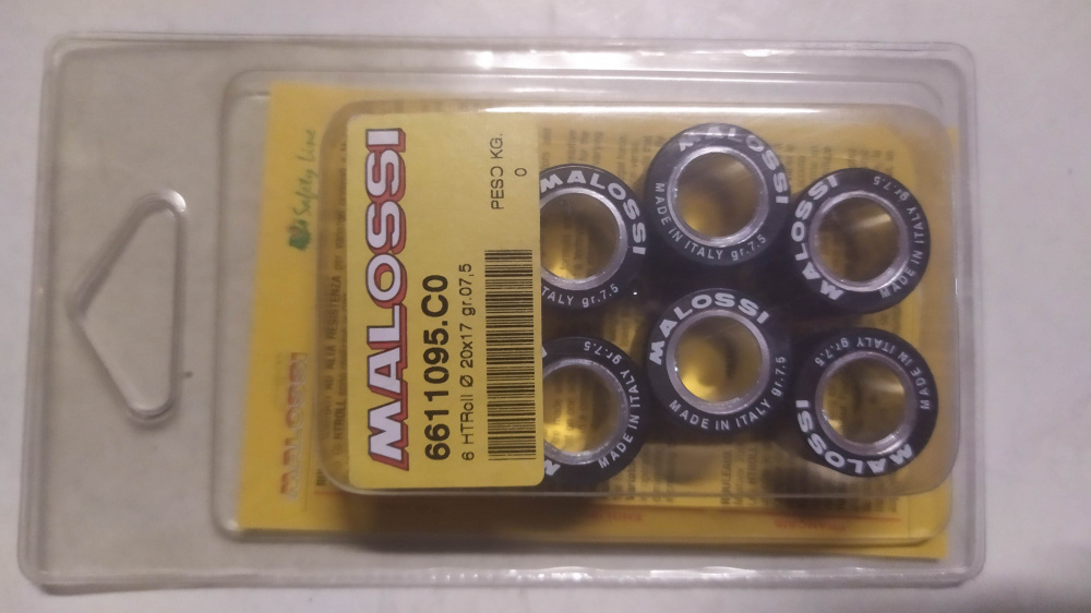 kit rulli malossi htroll d. 20 x 17 gr. 7.5 - vedere applicazioni -