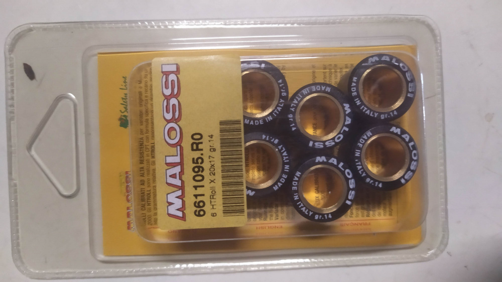 kit rulli malossi htroll 20 x 17 gr. 14 - vedere applicazioni -