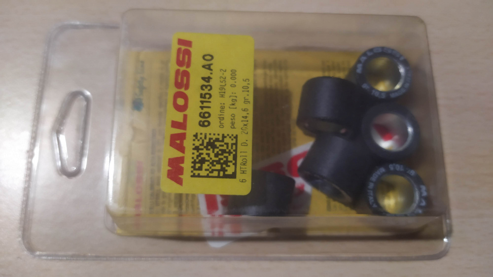 serie rulli viariatore malossi d. 20 x 14.6 gr. 10.5    - vedere applicazioni -
