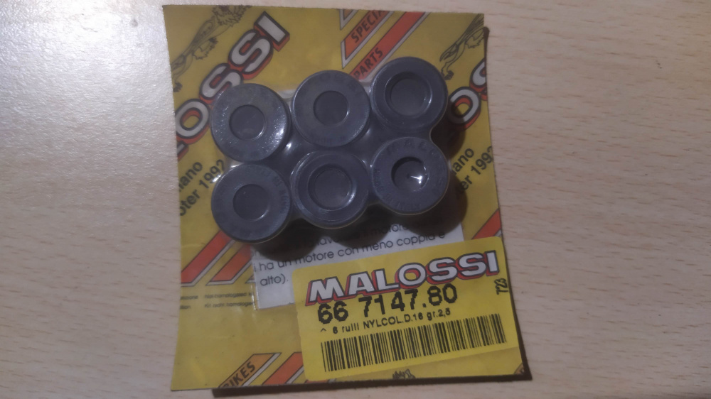 kit rulli malossi colorroll nero 16x13 gr. 2.5