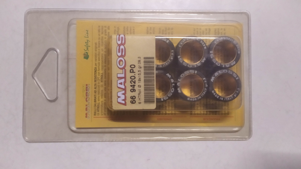 kit rulli malossi htroll 19 x 15.5 gr. 9.3