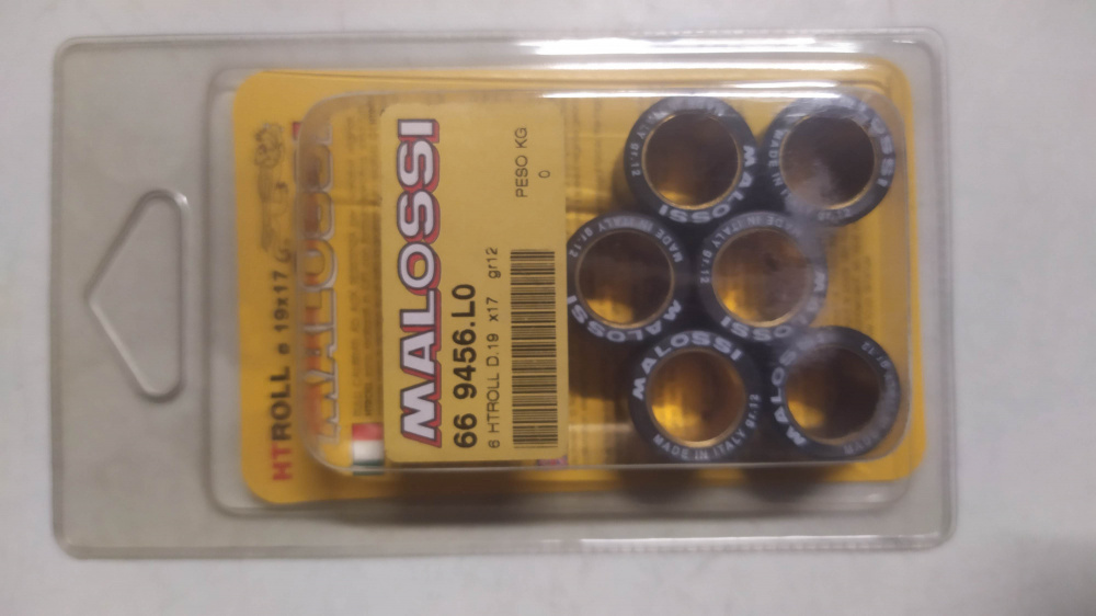 kit rulli malossi htroll d. 19 x 17 gr. 12