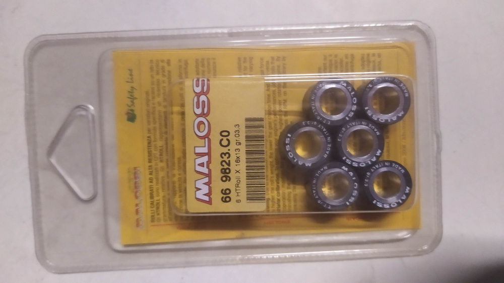 kit rulli malossi htroll d.16 x 13 gr. 3.3 - vedere applicazioni -