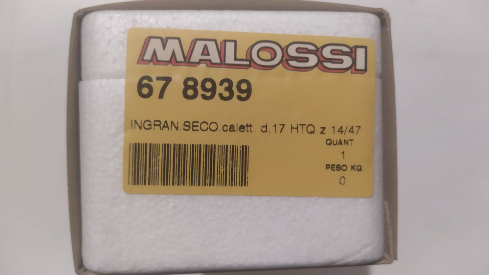 ingranaggio secondario malossi htq z 14/47 d. 17