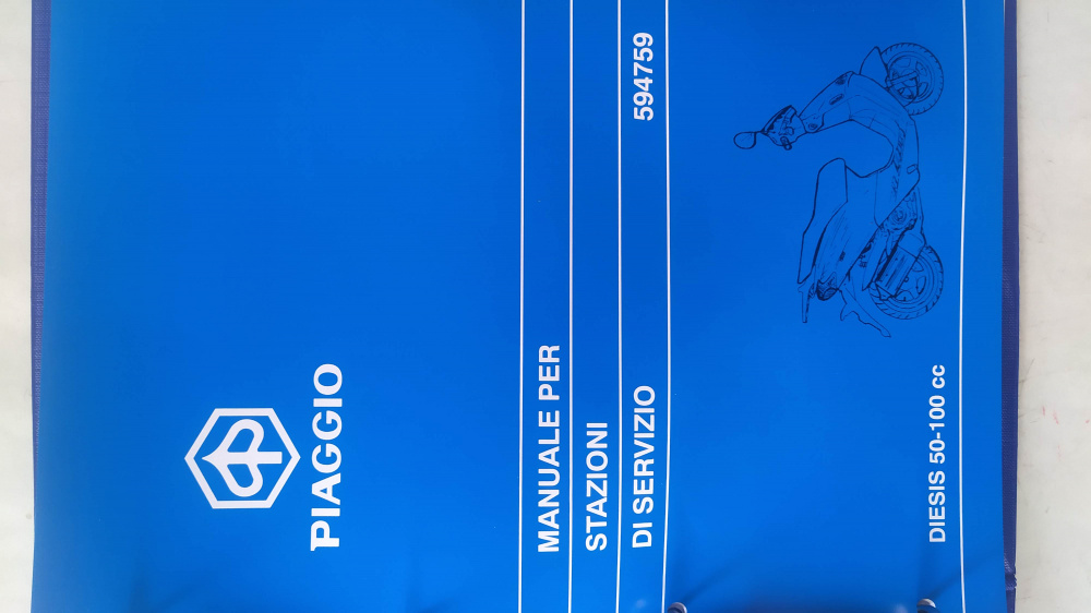manuale officina originale piaggio diesis 50 / 100