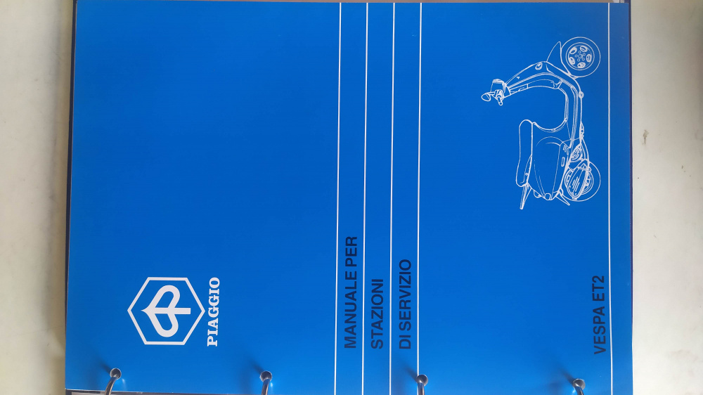 manuale officina originale come nuovo piaggio vespa et2 50