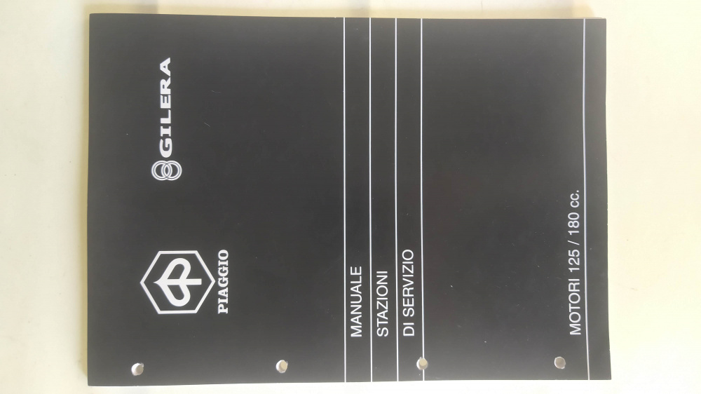 manuale officina originale come nuovo motori piaggio 125 / 180