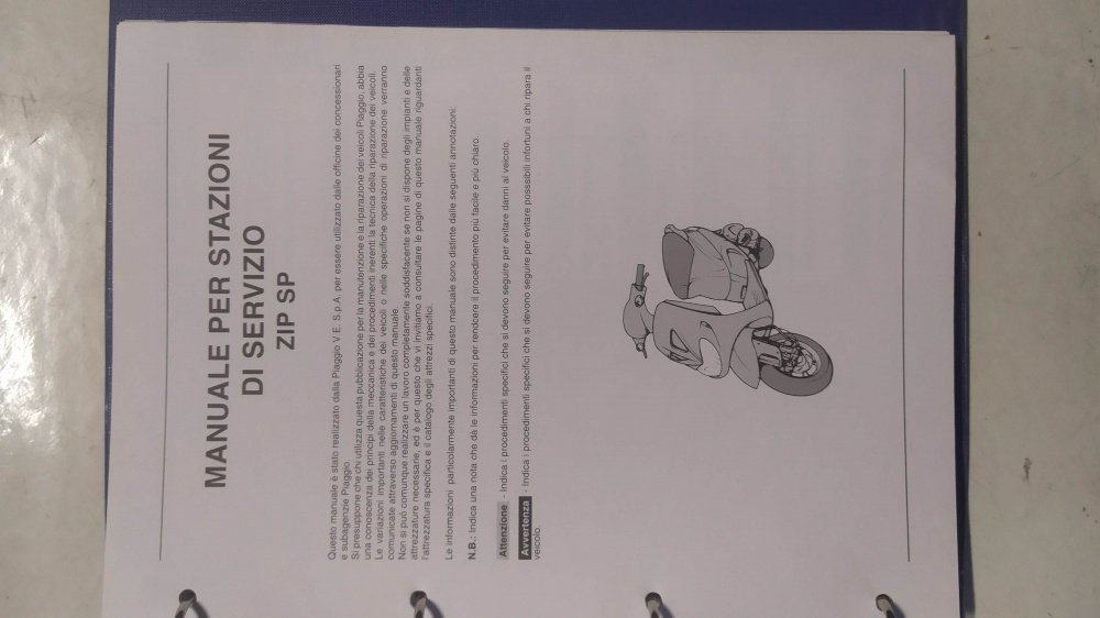 manuale officina piaggio zip sp