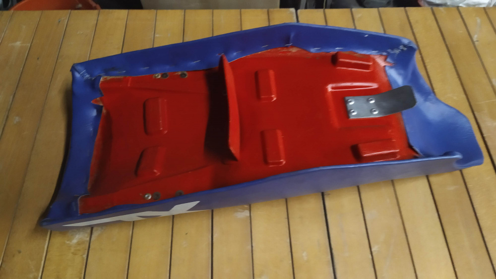 sella nuova blu honda xl marca tecnosel