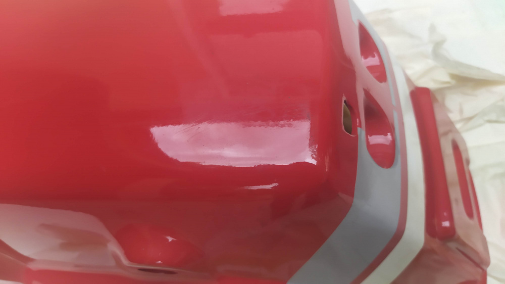 parafango posteriore rosso xl 500 r ´82