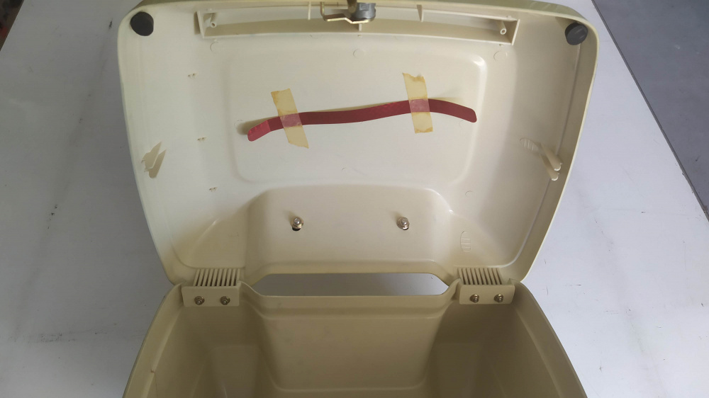 bauletto crema per scooter senza piastra