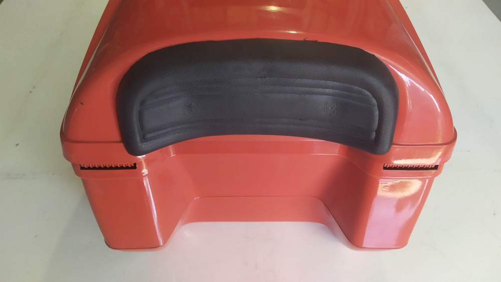 bauletto rosso per scooter senza piastra