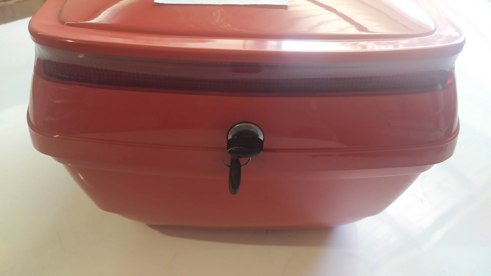 bauletto rosso per scooter senza piastra