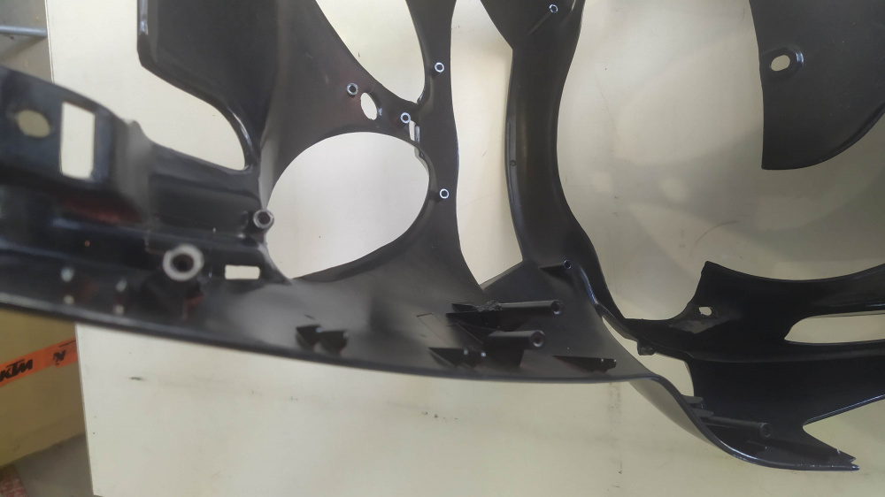 kit 8 carene nere aprilia sr 50 stealth ed altri modelli