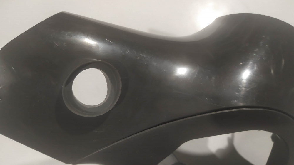 mascherina coprimanubrio grigio scuro originale piaggio vespa pk hp