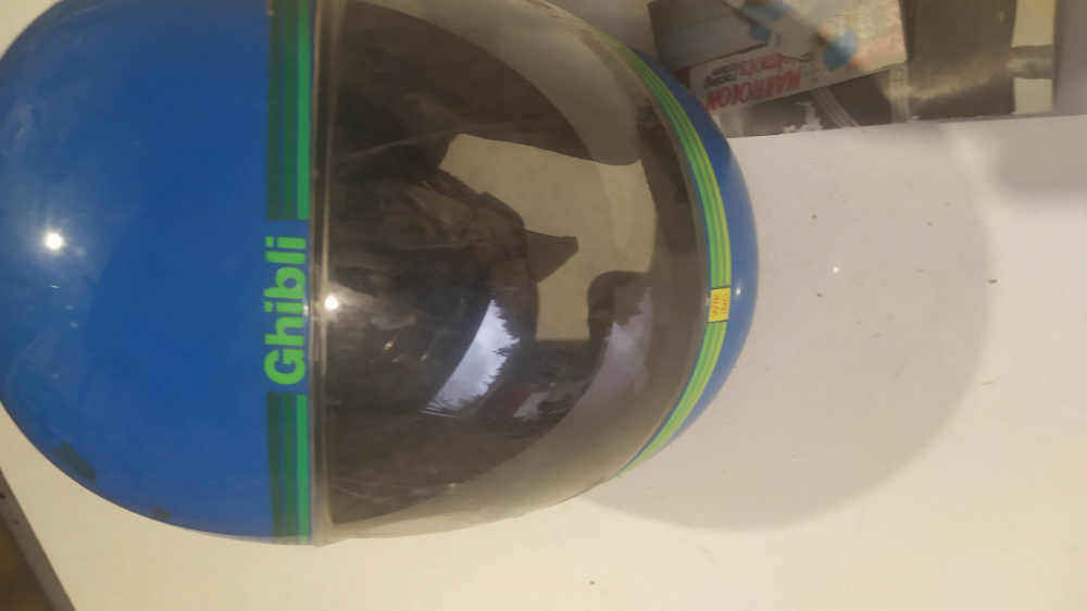 casco nuovo ghibli diws makrolon - ha l´interno rovinato -