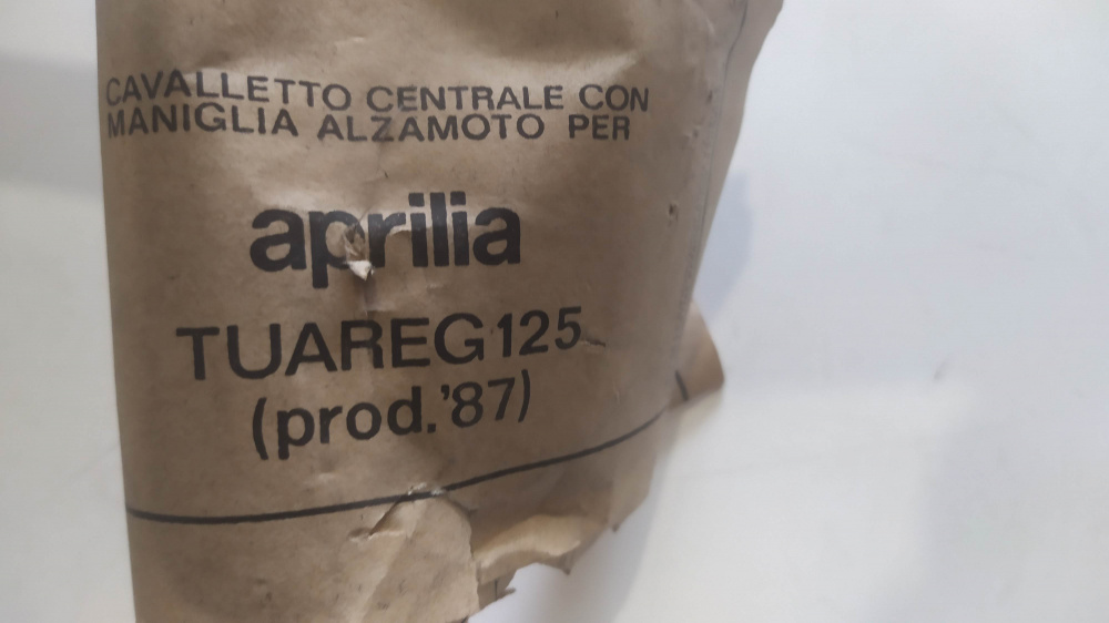 cavalletto centrale buzzetti con maniglia alzamoto aprilia tuareg 125 ´87