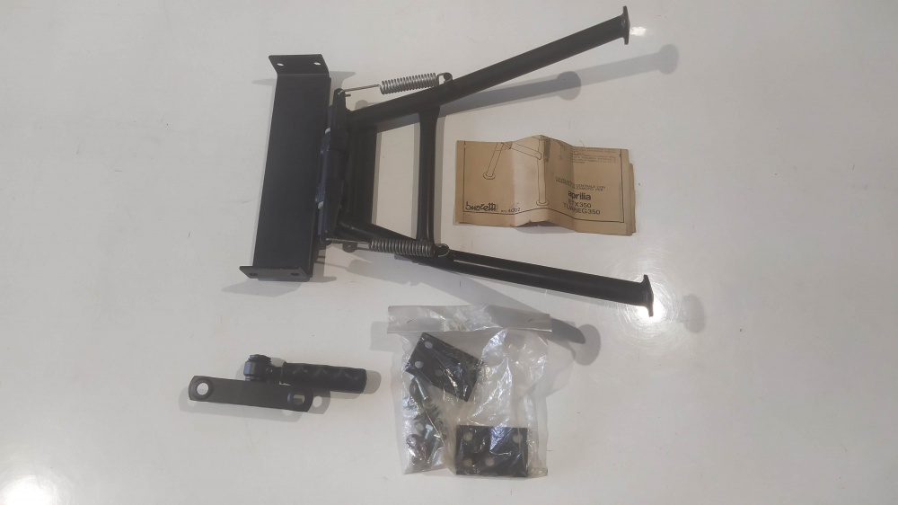 cavalletto centrale buzzetti con maniglia alzamoto aprilia tuareg 350 - etx 350