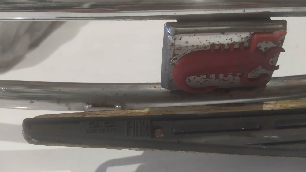 protezioni parametrale rosse con poggiapiedi marca far per gilera g50 - g80