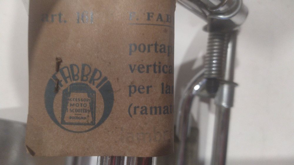 portapacchi post. fabbri art. 161 lambretta j. 50 ´66-´67 - vedere descrizione -