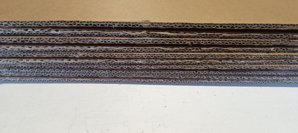 5 scatole cartone bc doppia onda misura interna altezza 90 - lunghezza 70 - profondita´ 25
