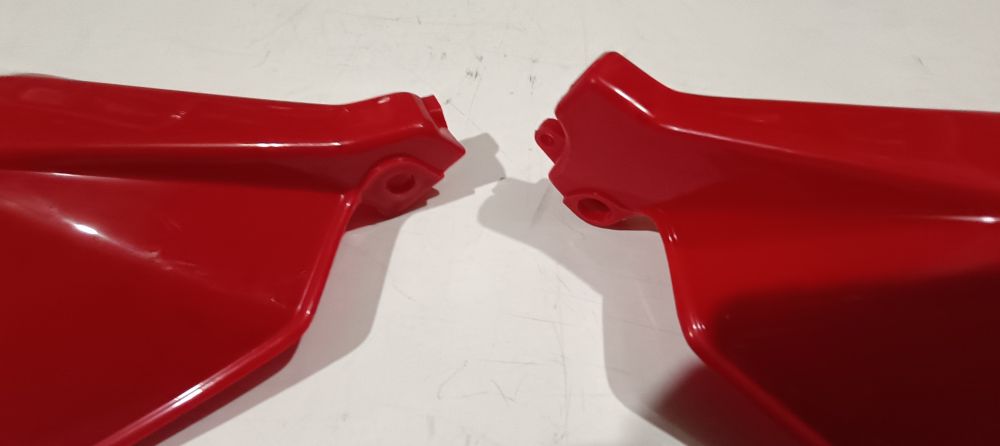 coppia paramani rossi nuovi originali cagiva elefant 125 dakar