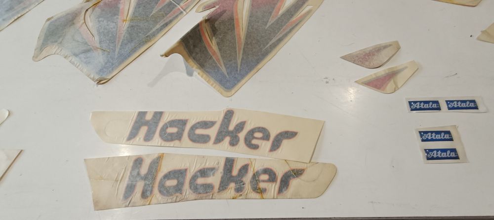 adesivi originali atala hacker racing nero