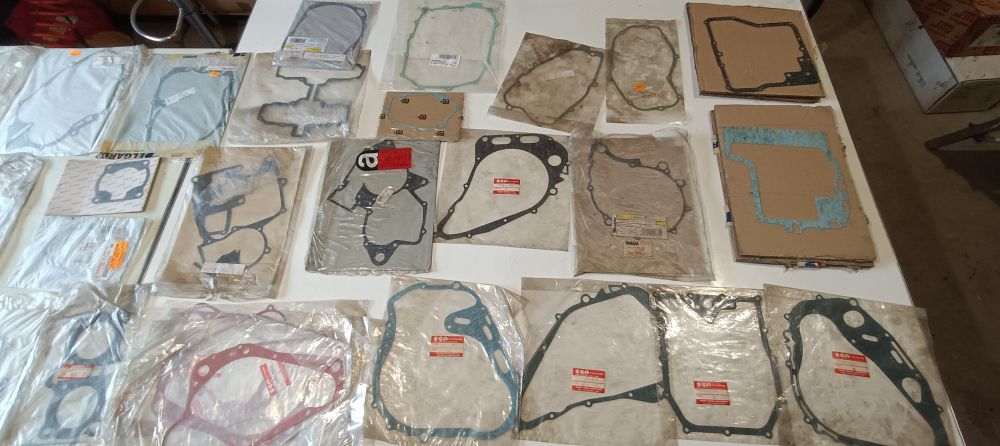 guarnizioni varie moto epoca – vari modelli – vedere elenco -