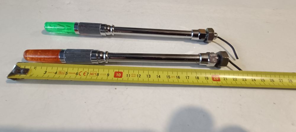 coppia luci accessorie originali anni 80 – 12 volt