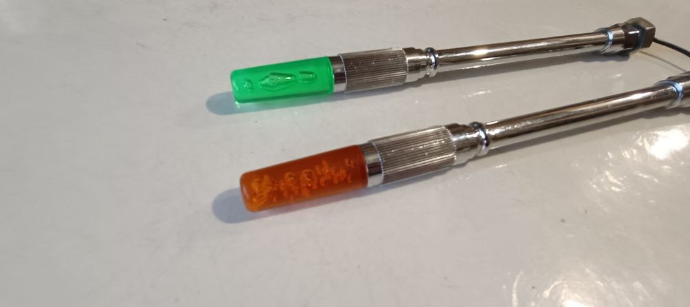 coppia luci accessorie originali anni 80 – 12 volt