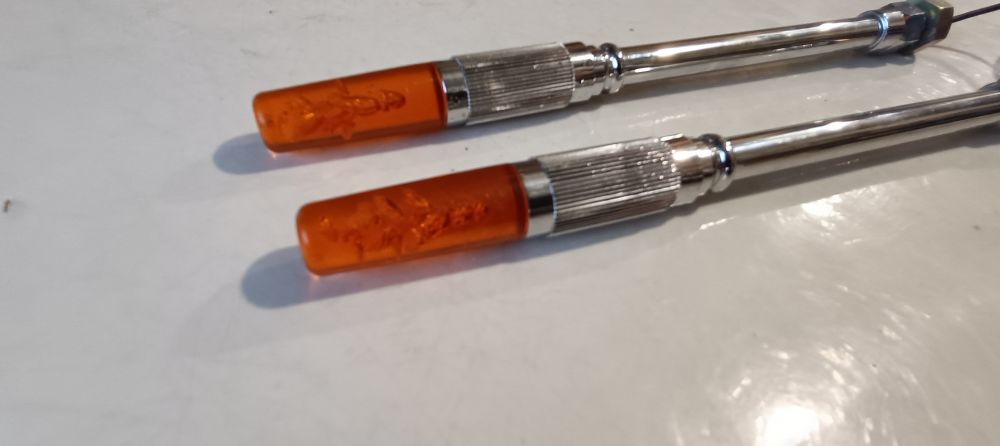 coppia luci accessorie originali anni 80 – 6 volt