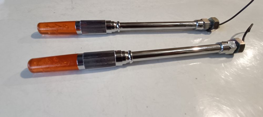 coppia luci accessorie originali anni 80 – 6 volt