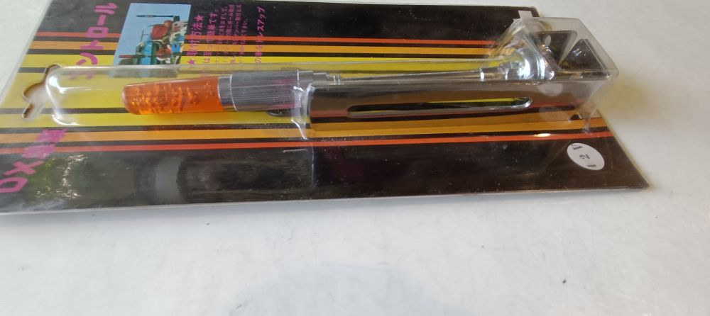 luce accessoria vintage per moto colore arancio 12 volt