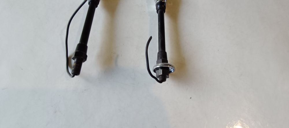 bellissime coppia luci originali epoca per moto 12 volt