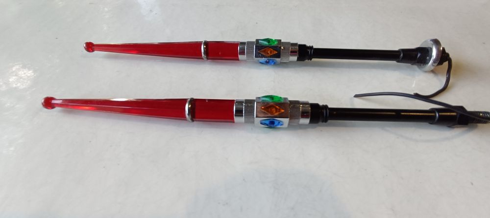 bellissime coppia luci originali epoca per moto 12 volt