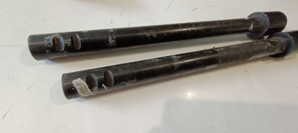 coppia semi manubri con contrappesi usati honda deauville