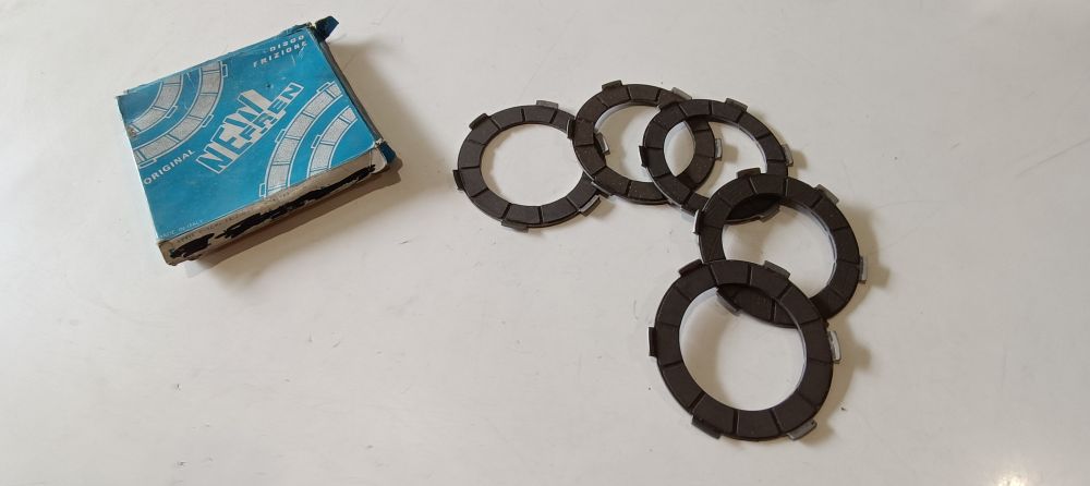 serie dischi frizione curvi newfren f1589 minarelli p4 diametro int. 5,95 est. 8,5