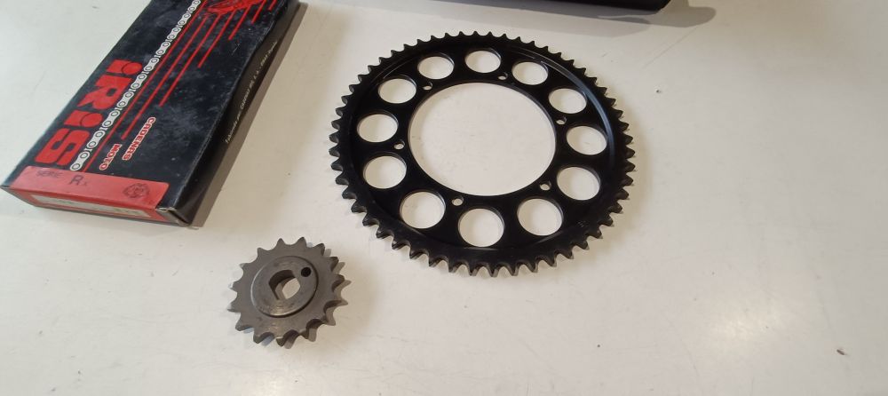 kit catena-corona-pignone nuovo big star laverda lesmo 125