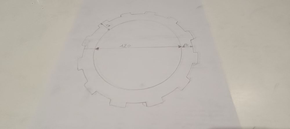 9 dischi frizione moto &ndash; non conosco le applicazioni &ndash; verificare misure -