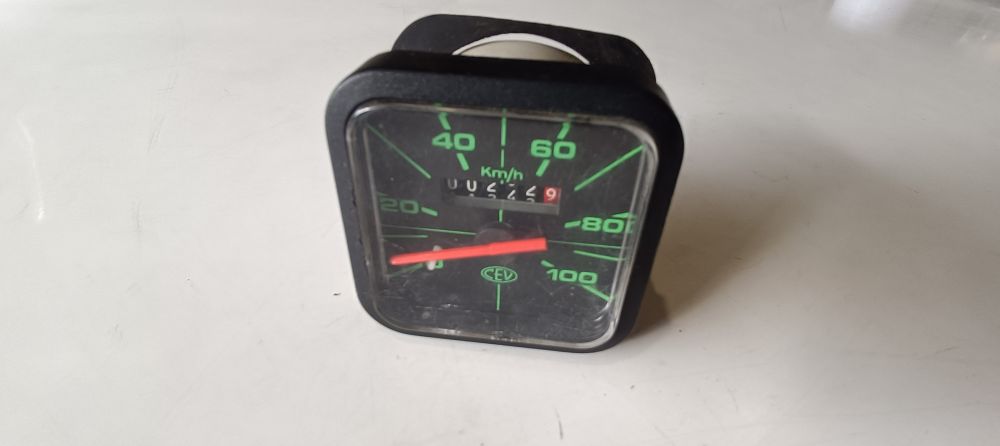 contakm cev usato scala 100 funzionante per ciclomotori epoca e tuboni