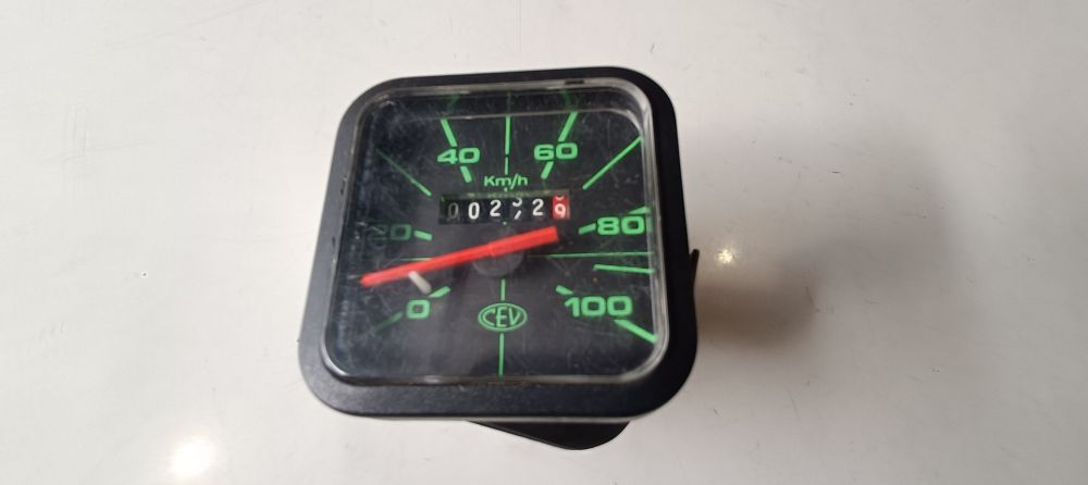 contakm cev usato scala 100 funzionante per ciclomotori epoca e tuboni