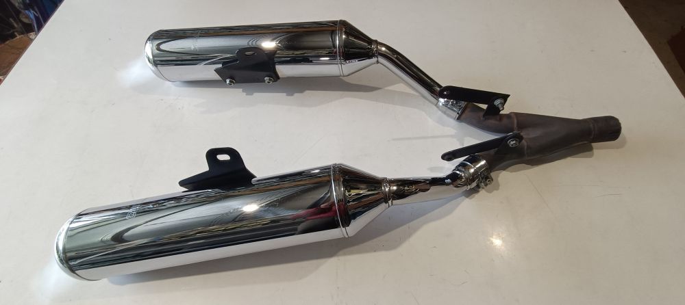 coppia marmitte cromate usate tenute benissimo sito 1330-7001