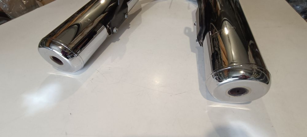 coppia marmitte cromate usate tenute benissimo sito 1330-7001